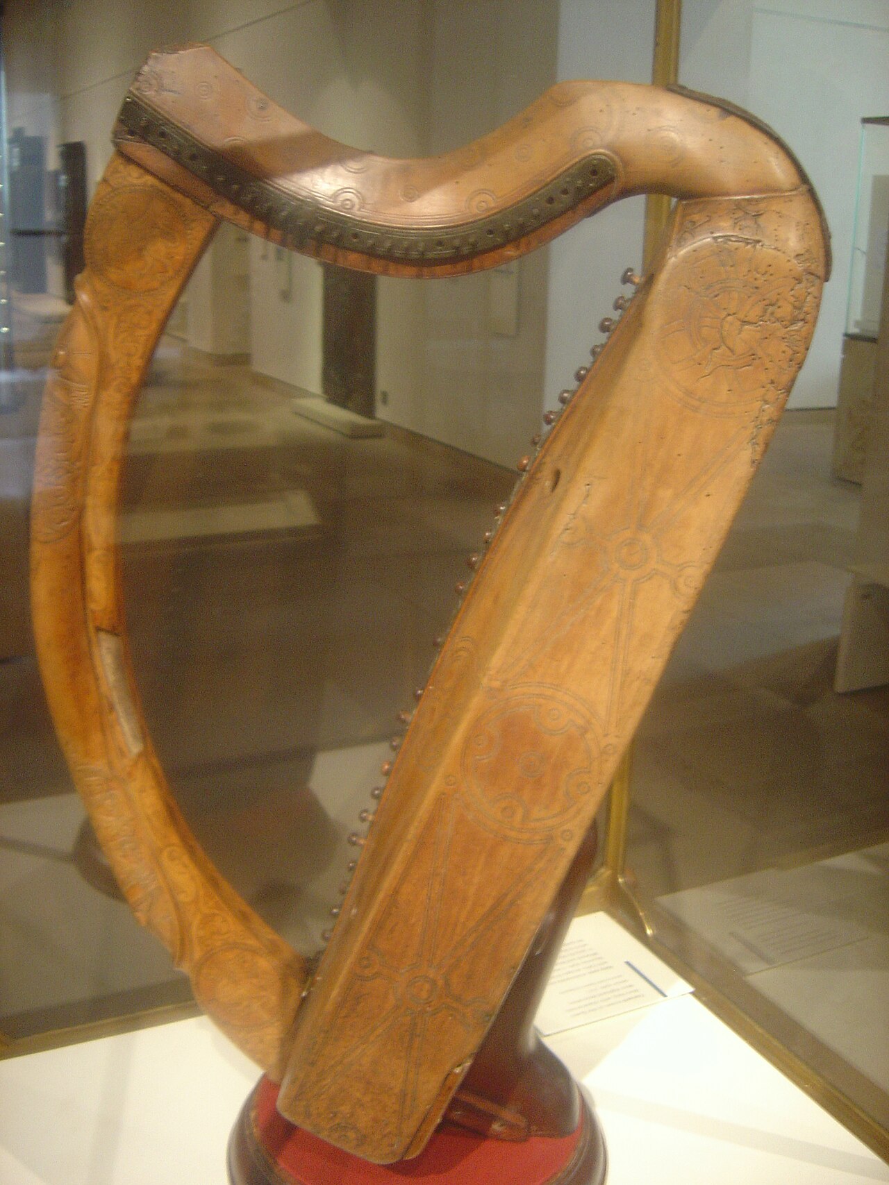 A lever harp